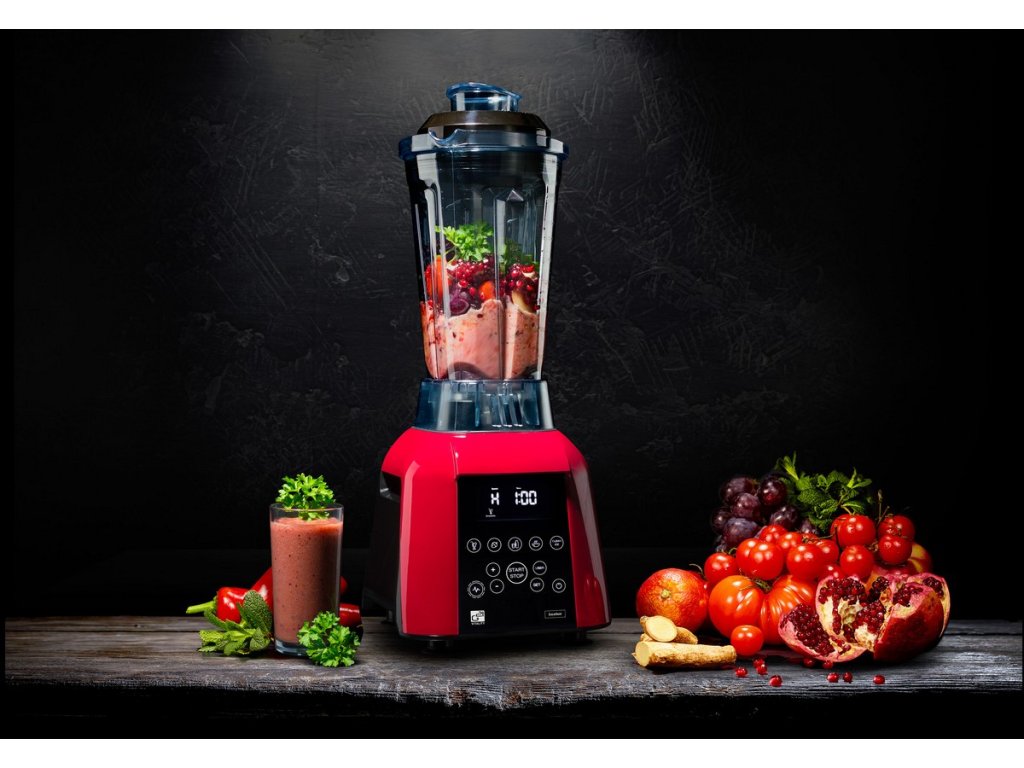 Ovocie pripravené pre Multifunkčný mixér Blender Excellent red