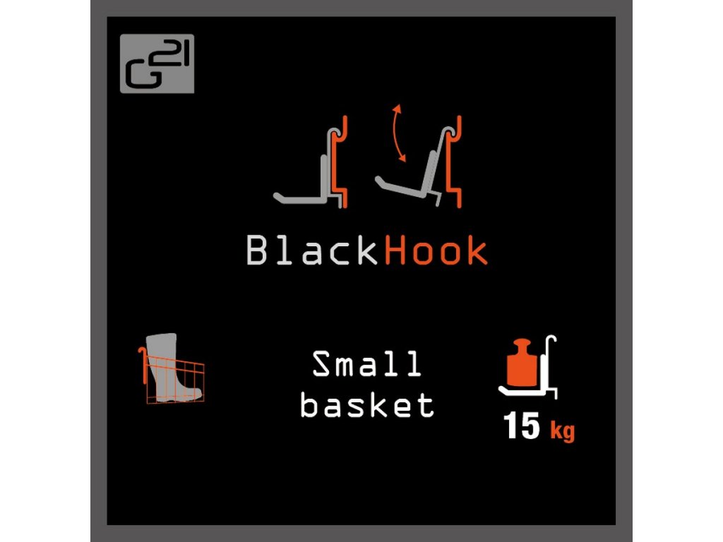 BlackHook small basket možnosť rozšírenia a prispôsobenia podľa meniacich sa potrieb.