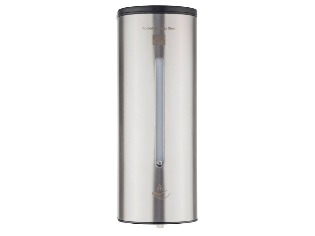 Automatický dávkovač dezinfekcie Rocket Stainless Steel 1000ml - hygiena rúk