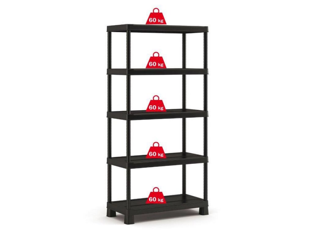 Regál Keter Plus Shelf Tribac/5: Majstrovské riešenie pre organizáciu priestoru