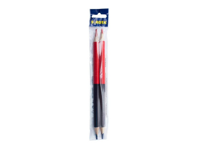 Tesárska červeno-modrá ceruzka 175mm hrúbka 7mm