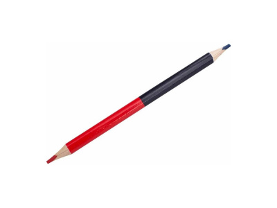 tesarska cerveno modra ceruzka 175mm hrubka 7mm