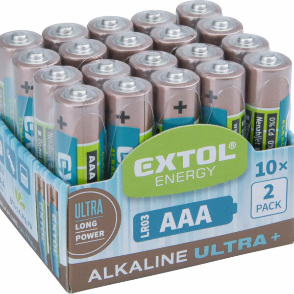 Alkalická batéria 20ks, 1,5V