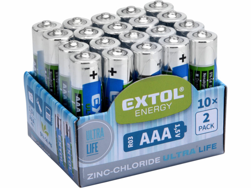 bateria zink chloridova 20ks 15v