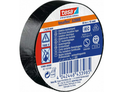 Elektroizolačná páska čierna 15mm x 10m, Tesa