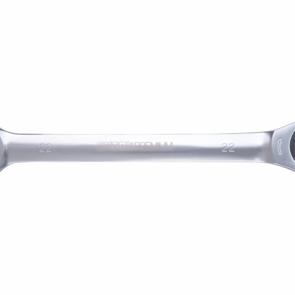 Očko-vidlicový kľúč, račňový, 72 zubov, 22mm