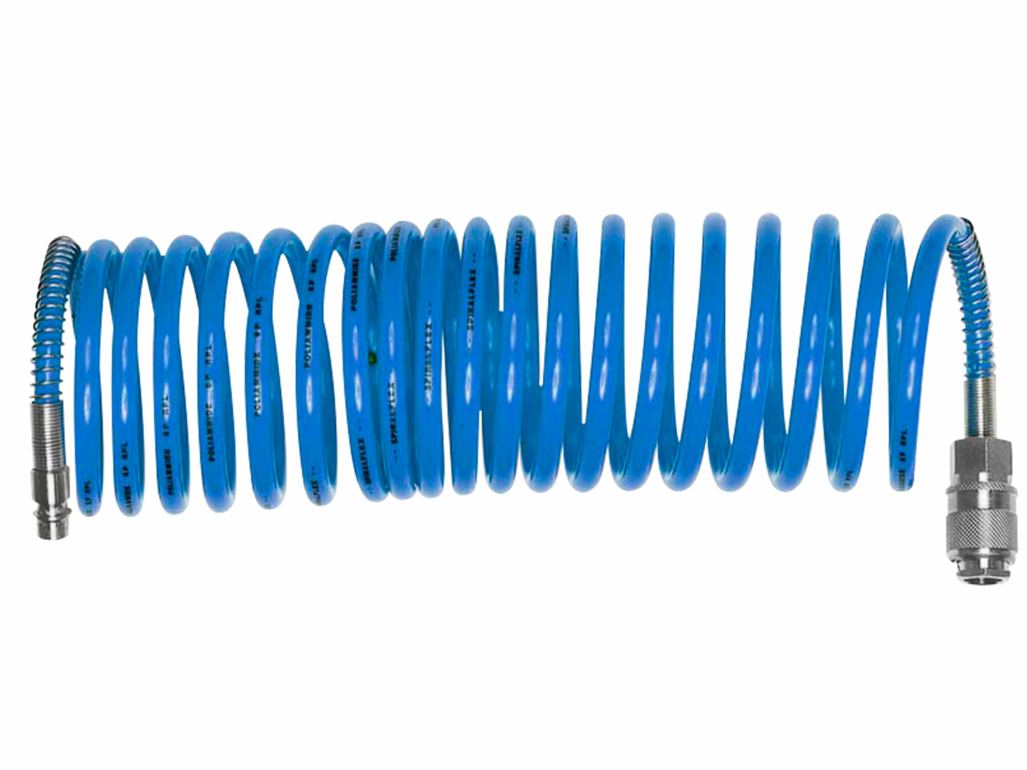 vzduchova hadica 5m tlakova spiralova s rychlospojkami