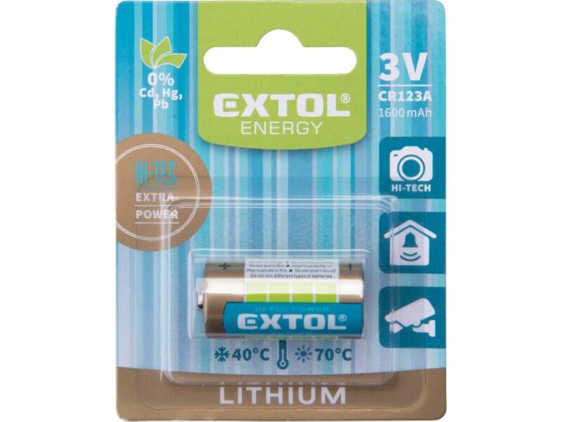 bateria lithiova 3v nenabijatelna extol energy 2