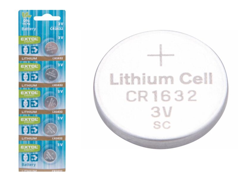 litiova bateria cr1632 3v 5ks v baleni